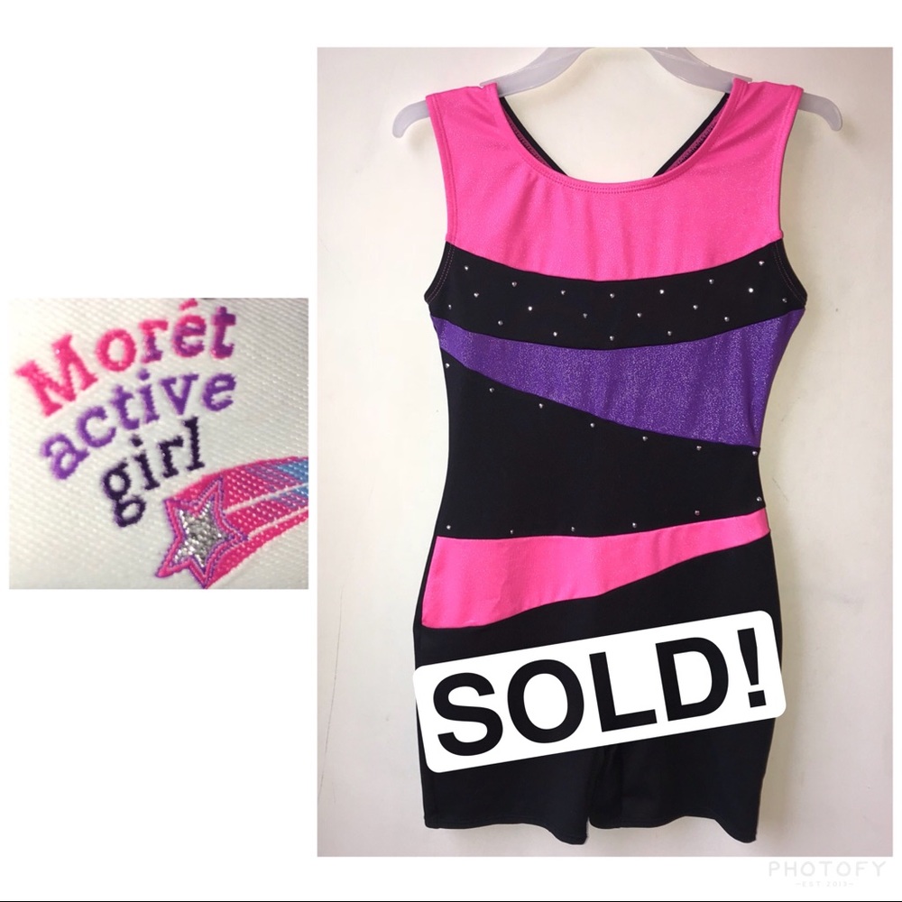❗️🅢🅞🅛🅓❗️ Multi-Colored Girls Biketard/Unitard